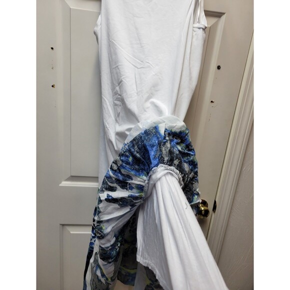 DKNY Women's Abstract Peacock Floral Sleeveless Dress Size S Brand New with Tags - Picture 8 of 14